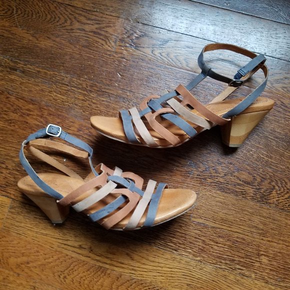 Naya Shoes - Naya Tatiana Leather Strappy Heels